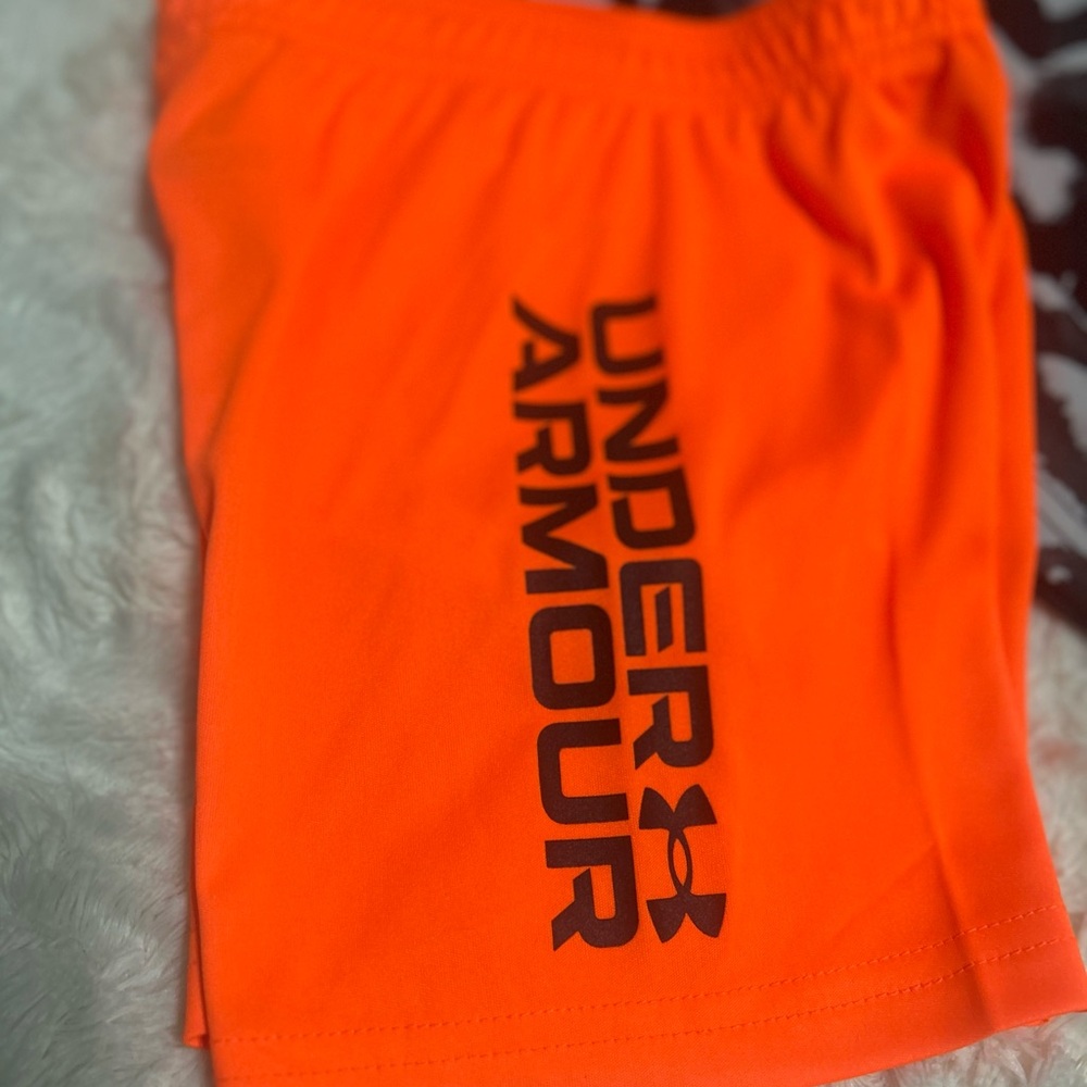 NWT Under Armour Boys Camo T-Shirt & Orange Shorts Matching Set | Size 2T - Picture 5 of 8